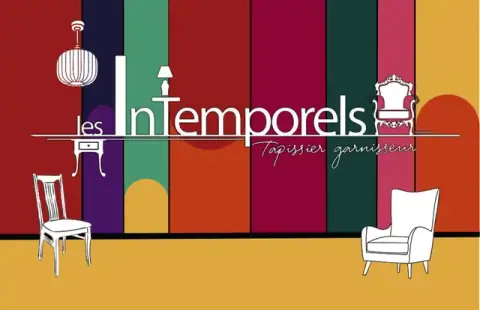 Logo Les Intemporels, tapissier garnisseur